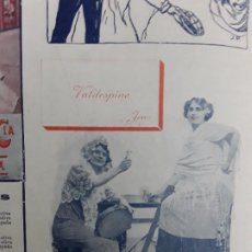 Coleccionismo de carteles: VALDESPINO JEREZ HOJA AÑO 1913. Lote 363171335