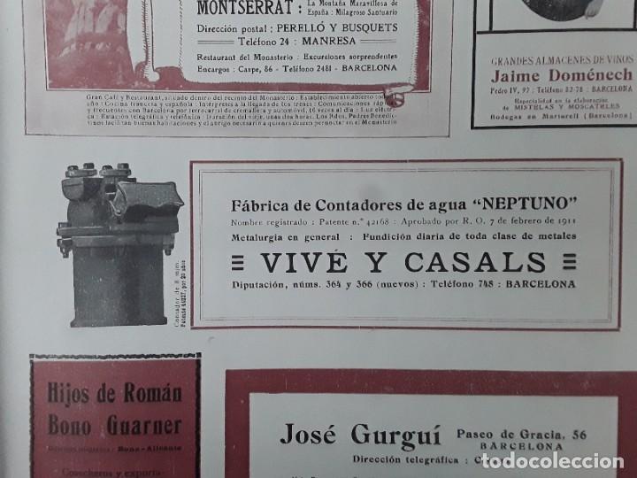 Collectionnisme d'affiches: FABRICA DE CONTADORES DE AGUA NEPTUNO VIVE Y CASALS FUNDICION METALES BARCELONA HOJA A&Ntilde;O 1913