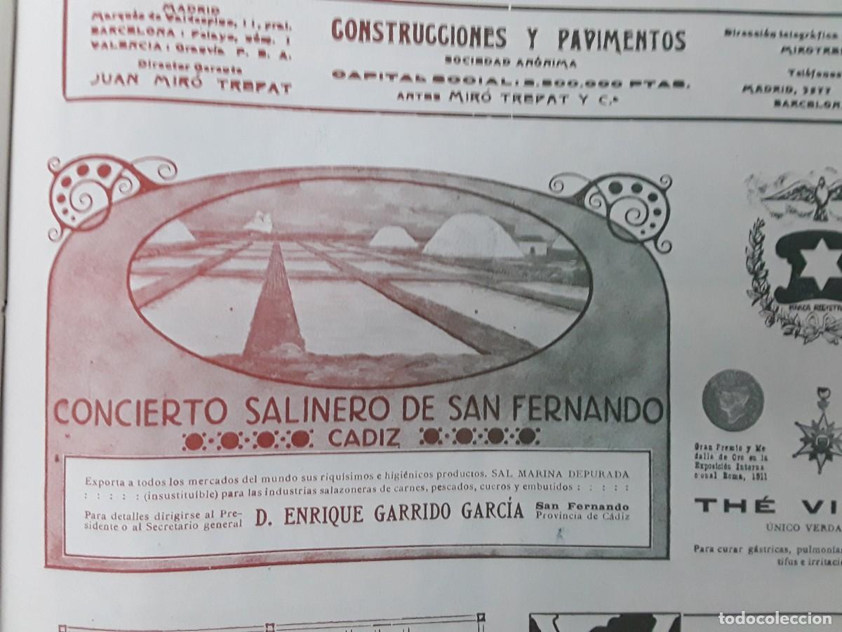 Poster collecting: CONCIERTO SALINERO DE SAN FERNANDO CADIZ ENRIQUE GARRIDO GARCIA PRESIDENTE HOJA A&Ntilde;O 1913