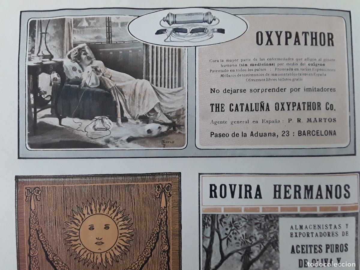 Coleccionismo de carteles: THE CATALU&Ntilde;A OXYPATHOR CURA ENFERMEDADES POR MEDIO DEL OXIGENO BARCELONA MARTOS HOJA A&Ntilde;O 1913