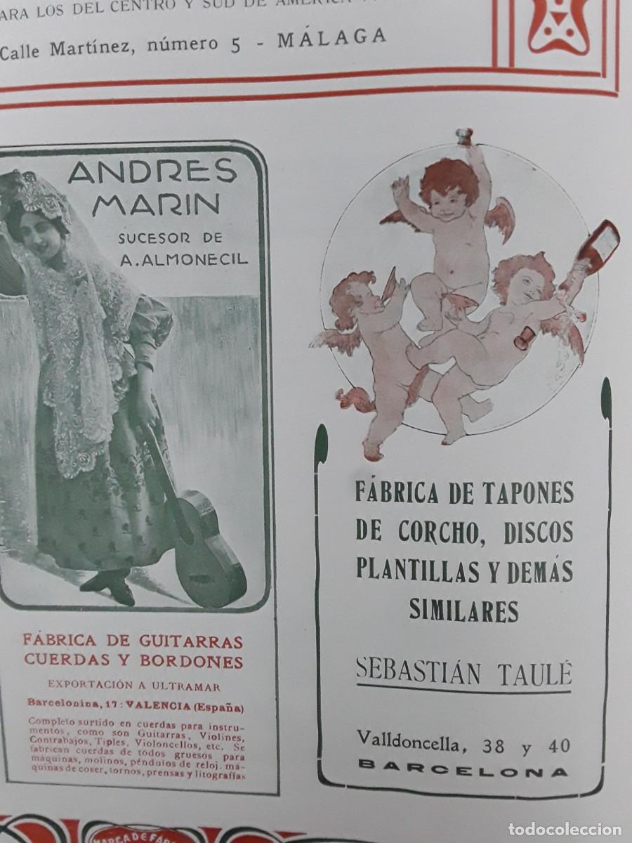 Colecionismo de cartazes: FABRICA TAPONES CORCHO DISCOS PLANTILLAS DE SEBASTIAN TAULE BARCELONA HOJA A&Ntilde;O 1913