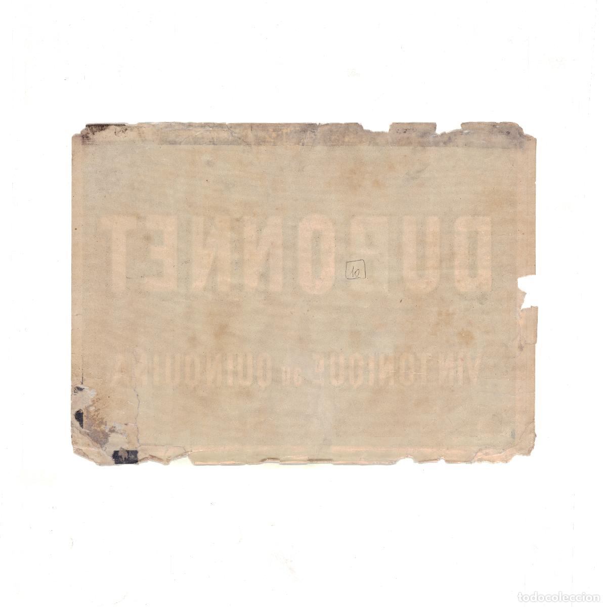 Coleccionismo de carteles: Cartel Antiguo Original Dubonnet - Foto 2