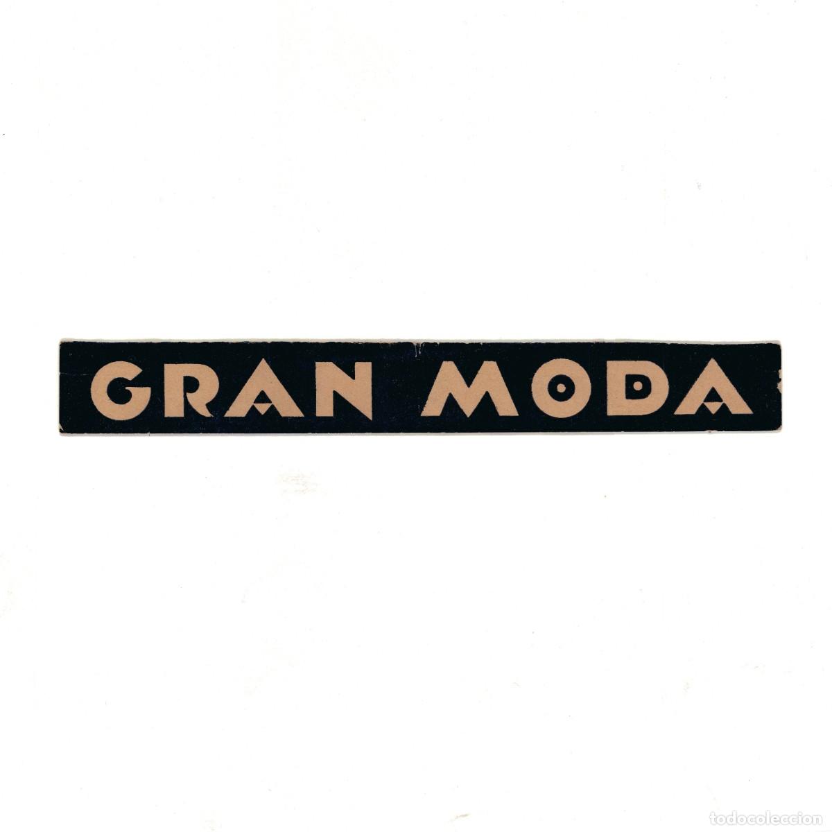 Coleccionismo de carteles: Cartel Antiguo Original Gran Moda - Foto 1