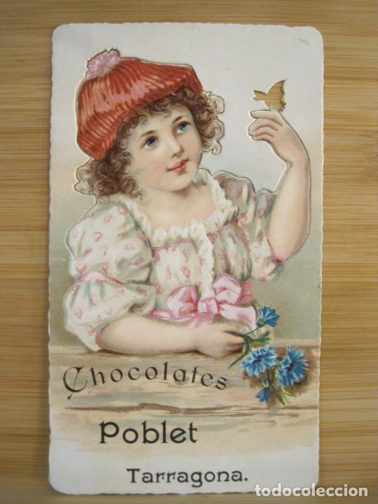 Poster collecting: TARRAGONA-CHOCOLATES POBLET-VER FOTOS-(K-8432)