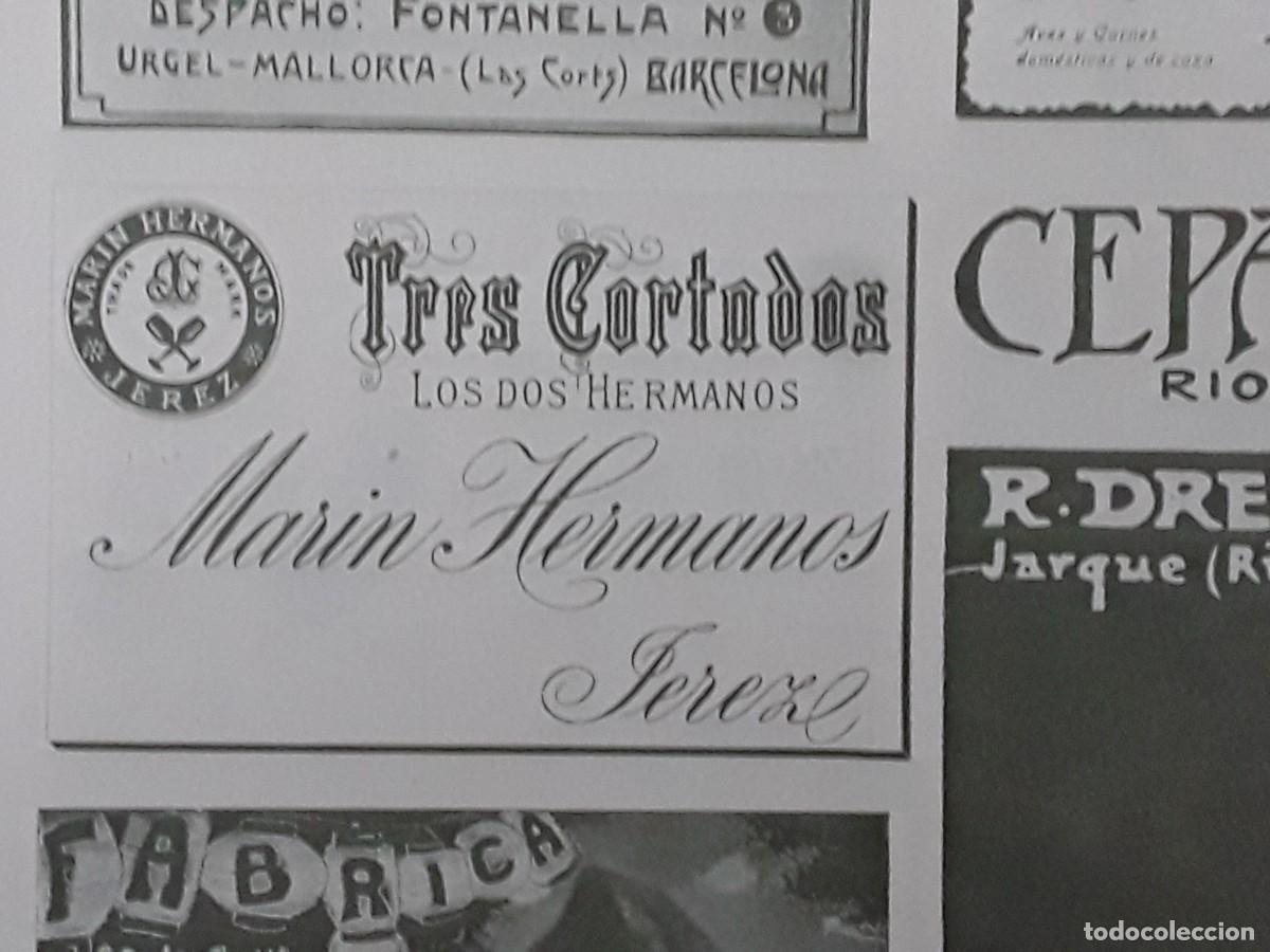 Colecionismo de cartazes: TRES CORTADOS LOS DOS HERMANOS MARIN HERMANOS JEREZ DE LA FRONTERA HOJA A&Ntilde;O 1903