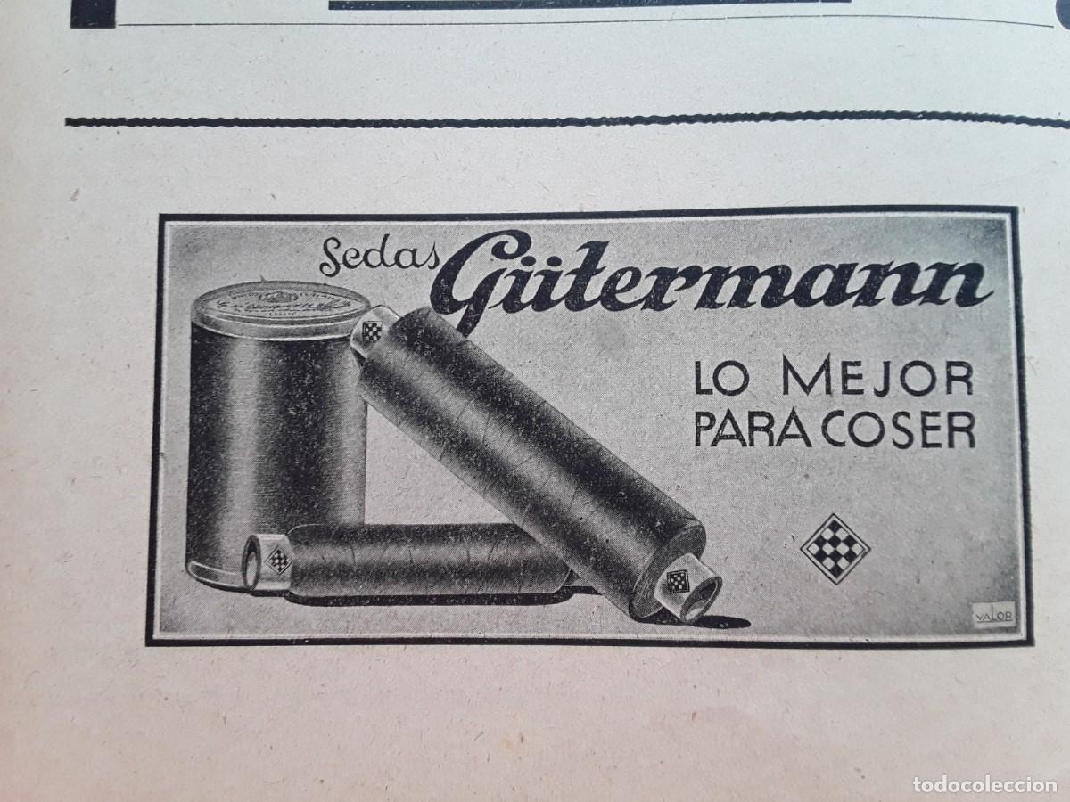 Collezionismo di affissi: SEDAS GUTERMANN LO MEJOR PARA COSER HOJA A&Ntilde;O 1935