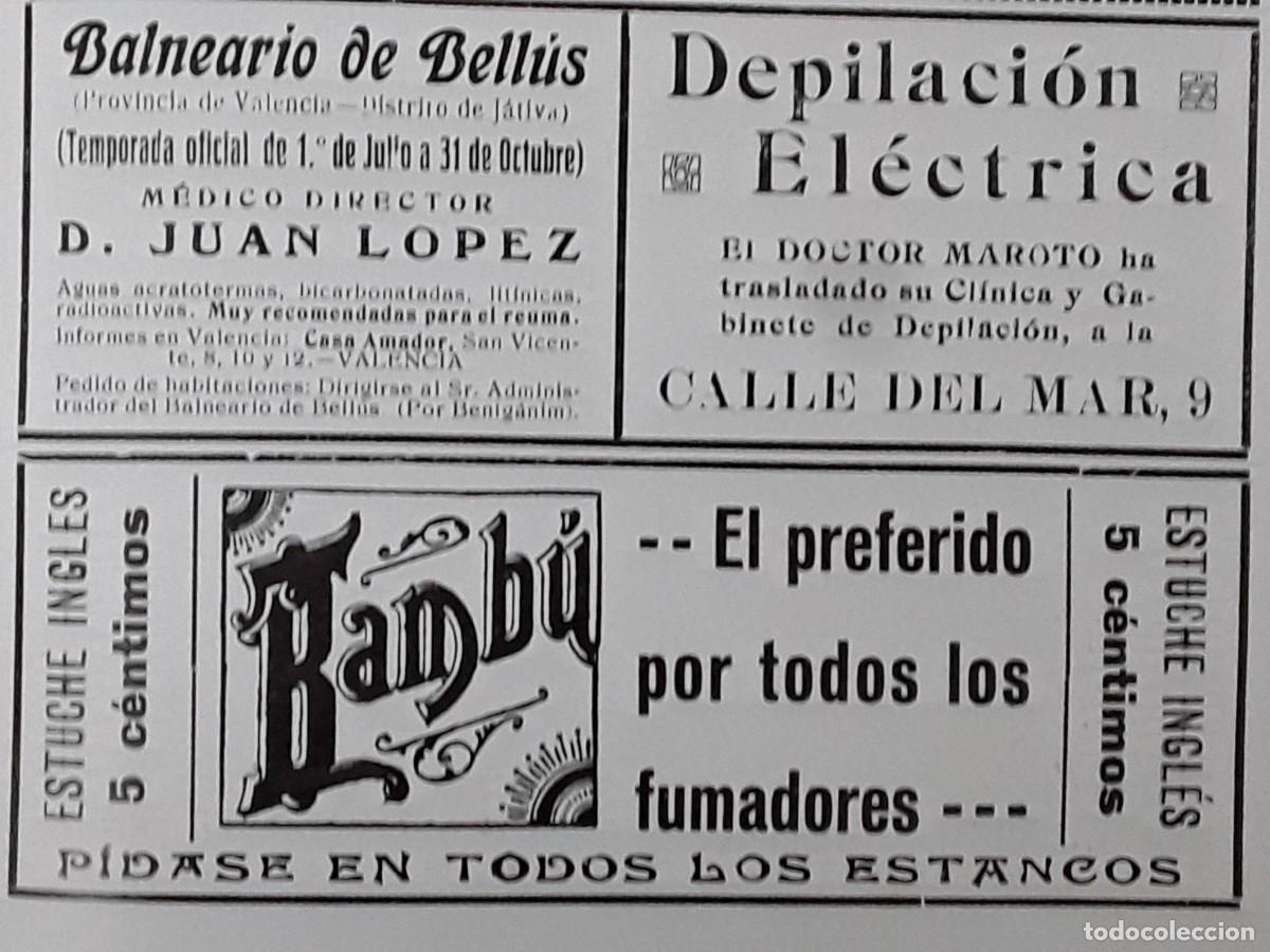 Collectionnisme d'affiches: PAPEL DE FUMAR BAMBU ESTUCHE INGLES EL PREFERIDO POR TODOS LOS FUMADORES ESTANCO HOJA A&Ntilde;O 1917