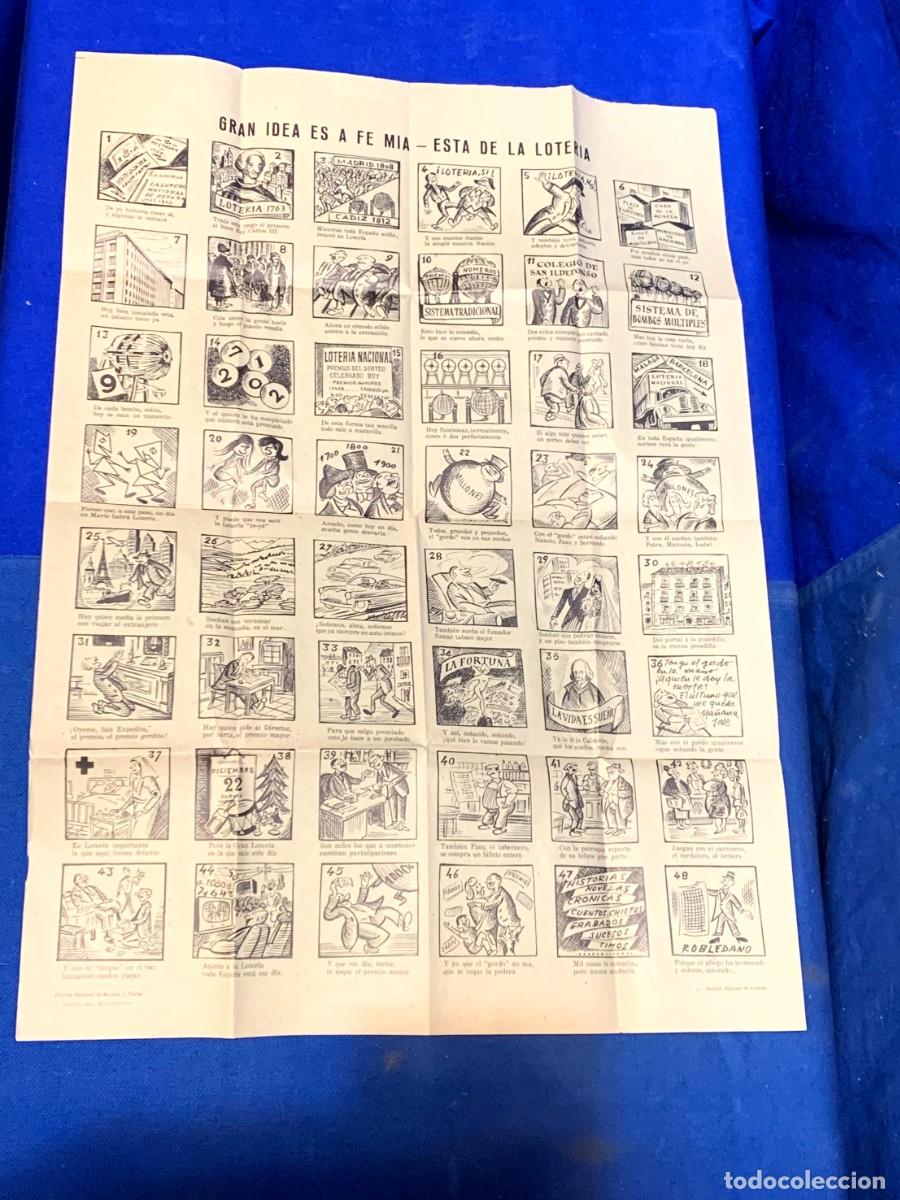 Poster collecting: GRAN IDEA ES A FE MIA AUCA ALELUYA ESTA DE LA LOTERIA SERVICIO NACIONAL DE LOTERIAS