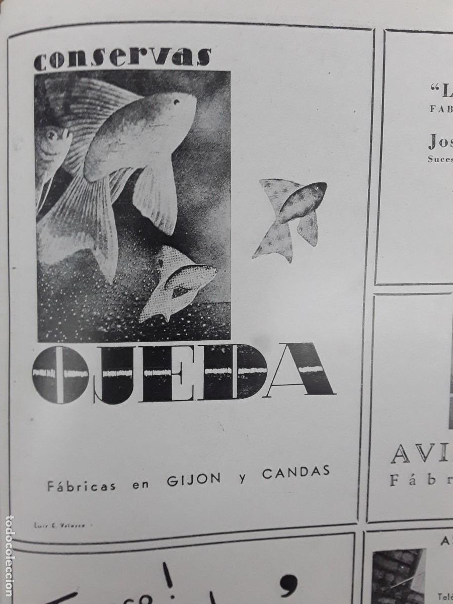 Coleccionismo de carteles: CONSERVAS OJEDA FABRICAS EN GIJON Y CANDAS HOJA A&Ntilde;O 1940