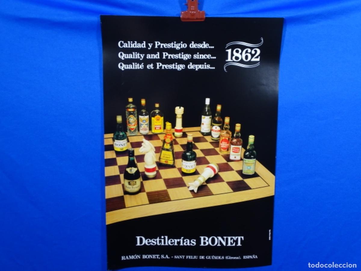 Poster collecting: CARTEL DESTILER&Iacute;AS BONET. SANT FELIU DE GUIXOLS.