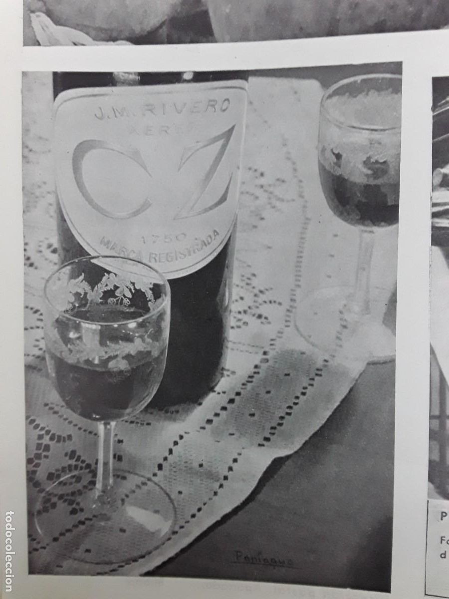 Colecionismo de cartazes: J.M.RIVERO XEREZ / PAPELERA DE CEGAMA FABRIACNTES PAPELES DE TODA CLASE HOJA A&Ntilde;O 1937