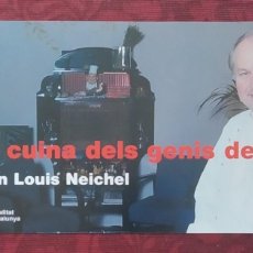 Coleccionismo de carteles: LA CUINA DELS GENIS DEL FOC. JEAN LOUIS NEICHEL. CARTEL DE LA EXPOSICIÓN. 2002 - 2003. PALAU ROBERT. Lote 402376034