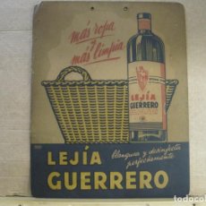 Coleccionismo de carteles: LEJIA GUERRERO-CARTEL PUBLICIDAD ANTIGUO-VER FOTOS-(V-24.075)