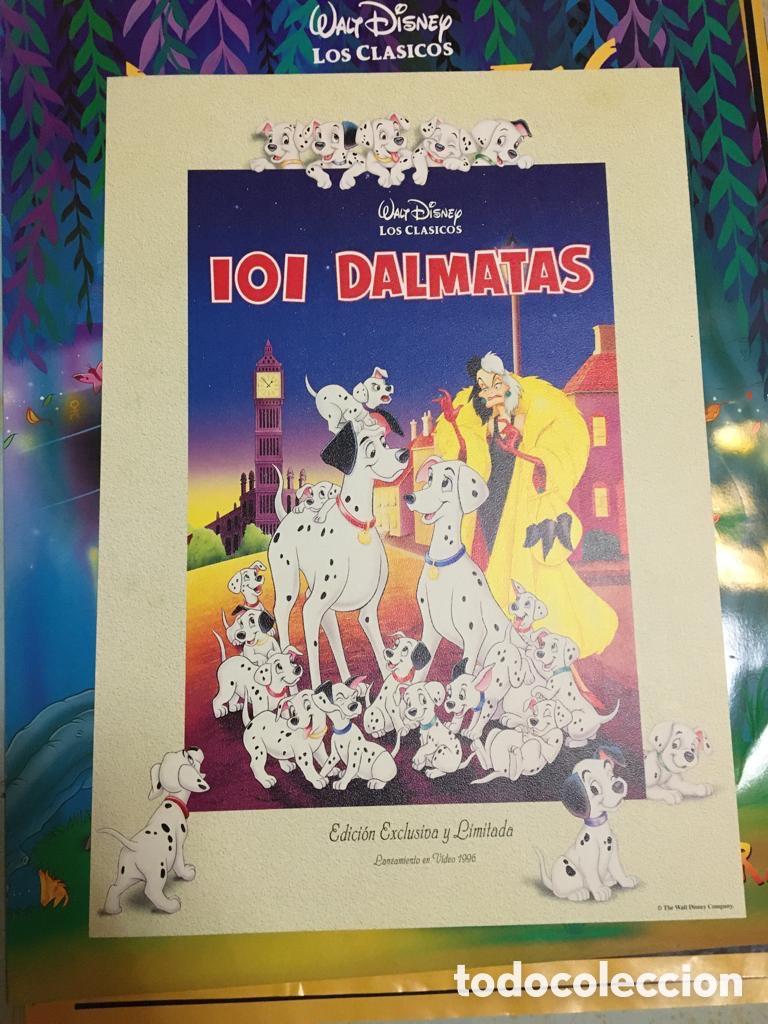 Coleccionismo de carteles: Poster 101 Dalmatas Edici&oacute;n Limitada V&iacute;deo 1996 - Foto 1