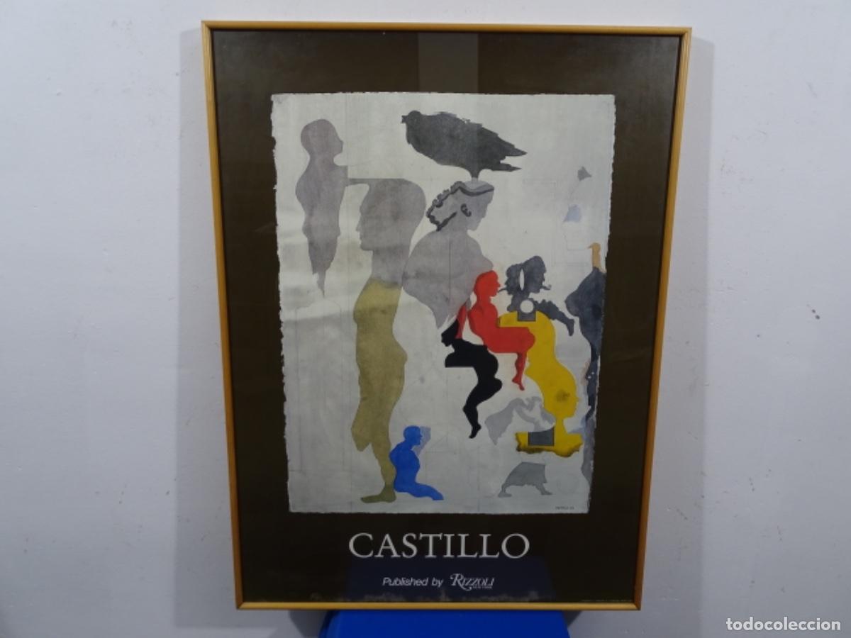 Coleccionismo de carteles: CARTEL ENMARCADO JORGE CASTILLO. PUBLISHED BY RIZZOLI. NEW YORK.