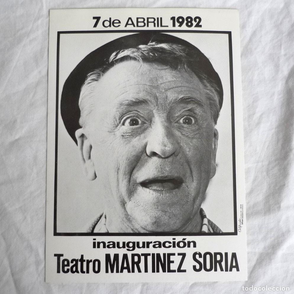 Poster collecting: Tarjeta inauguraci&oacute;n 1982 Teatro Martinez Soria