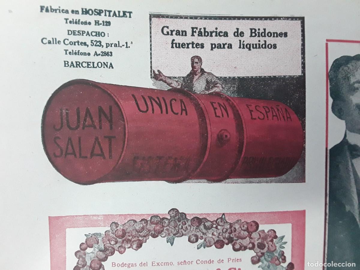 Sammeln von Plakaten: FABRICA BIDONES FUERTES PARA LIQUIDOS JUAN SALAT HOSPITALET LLOBREGAT BARCELONA HOJA A&Ntilde;O 1920