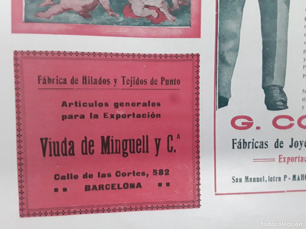 Sammeln von Plakaten: FABRICA HILADOS Y TEJIDOS PUNTO VIUDA DE MINGUELL Y C&ordf; BARCELONA HOJA A&Ntilde;O 1920