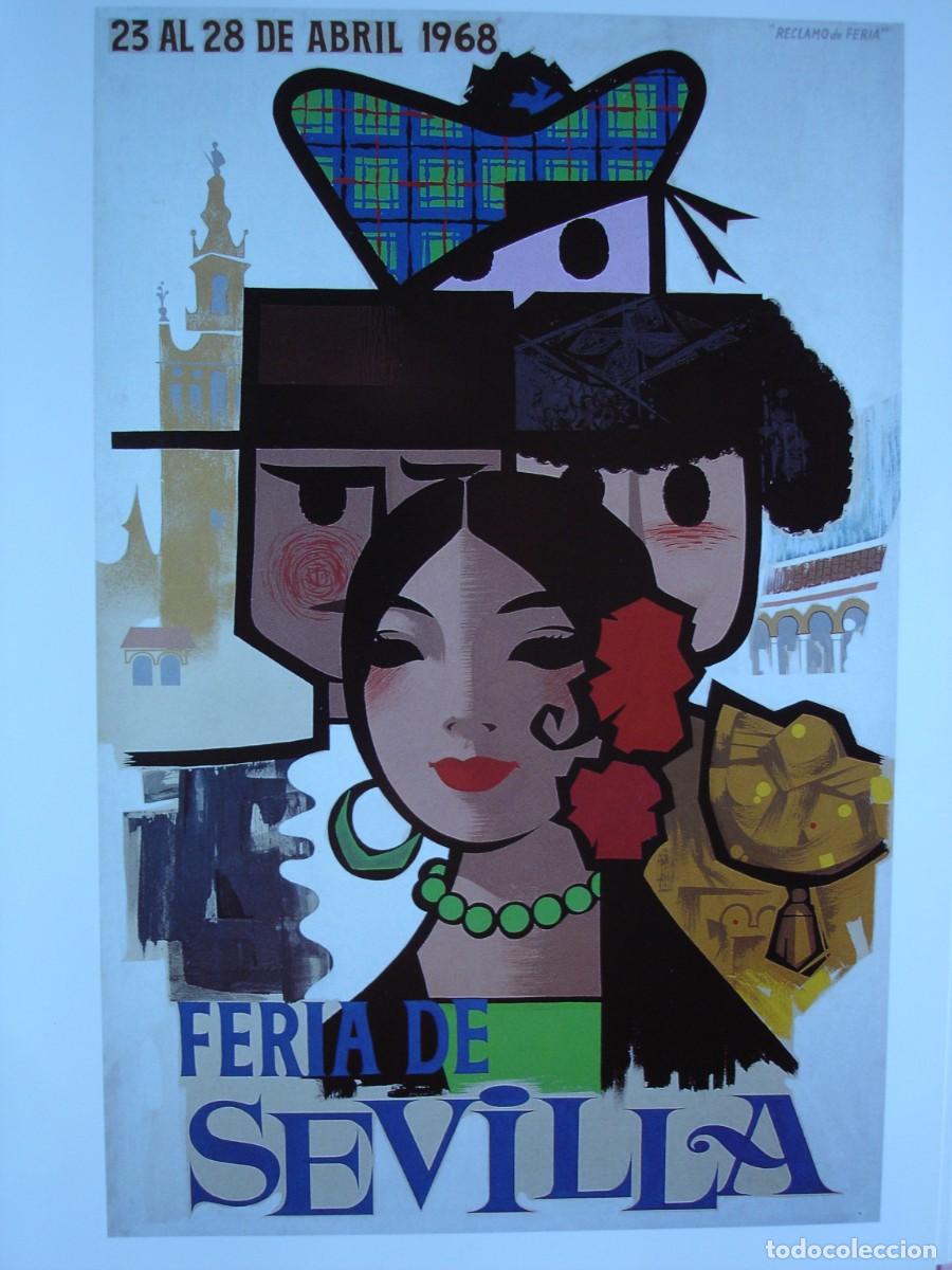 Coleccionismo de carteles: FERIA DE SEVILLA 1968 .CARTEL DE 25.5X17.EDICION DE 1998