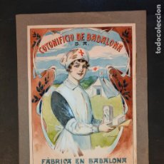Coleccionismo de carteles: DIBUJO ORIGINAL DE ANGEL FEMENIA PARA PUBLICIDAD-COTONIFICIO BADALONA-VER FOTOS-(K-10.263)