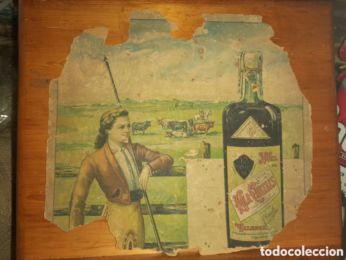 Sammeln von Plakaten: ANTIGUO MEDIO CARTEL NUEZ DE KOLA CORTALS VALENCIA RESTAURAR ?