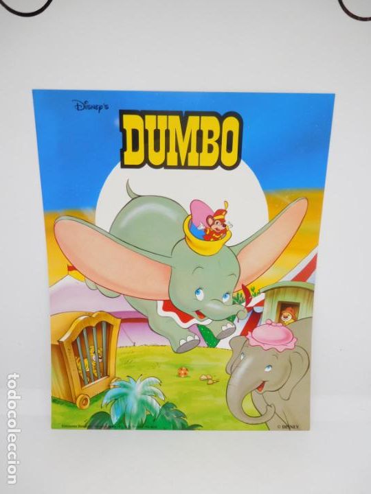 Coleccionismo de carteles: M69 Bonita L&aacute;mina Poster para enmarcar a&ntilde;os 90. Ed. Beascoa. 1993. Disney. Dumbo.