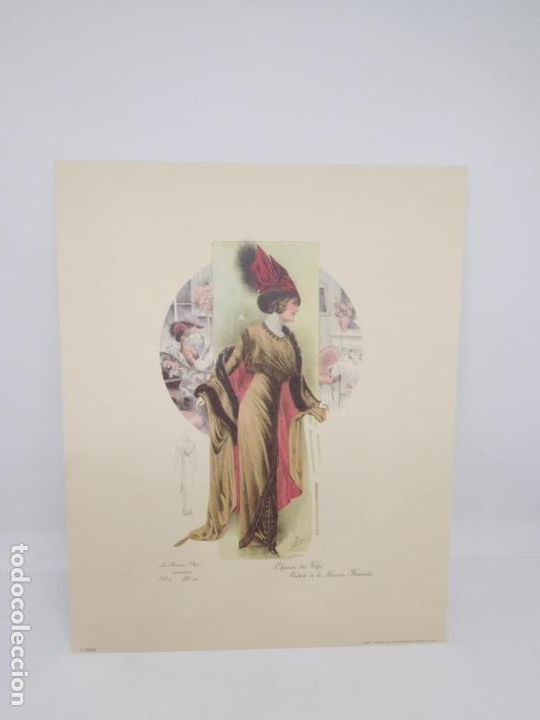 Coleccionismo de carteles: M69 Bonita L&aacute;mina para enmarcar de vestidos a&ntilde;os 20. Art Deco. Art Novo. Il Grifo. Milano.