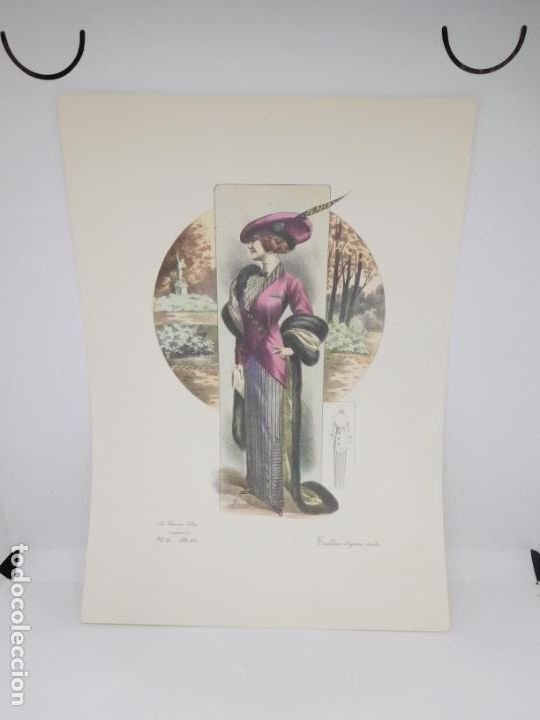 Coleccionismo de carteles: M69 Bonita L&aacute;mina para enmarcar de vestidos a&ntilde;os 20. Art Deco. Art Novo. Il Grifo. Milano.