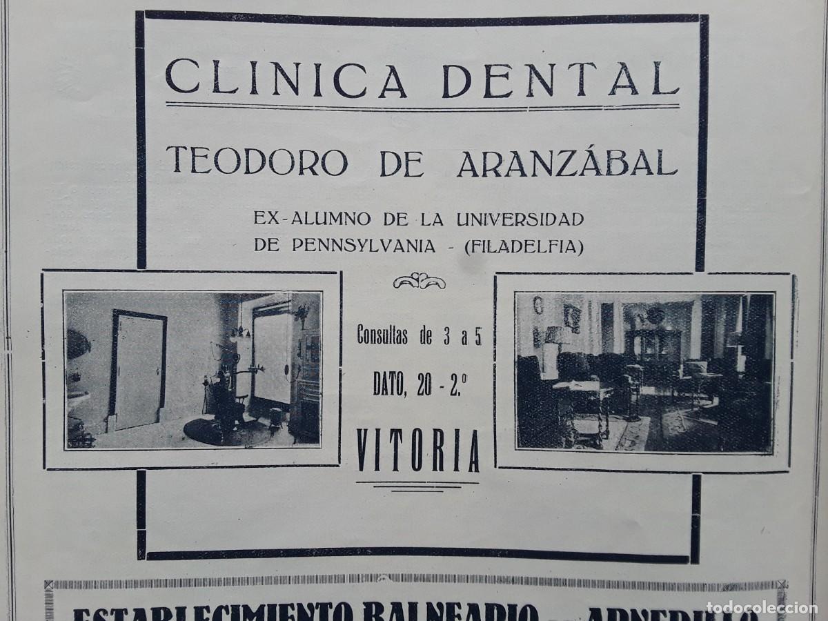 Colecionismo de cartazes: CLINICA DENTAL TEODORO DE ARANZABAL VITORIA EX-ALUMNO UNIVERSIDAD PENNSYLVANIA A&Ntilde;O 1928