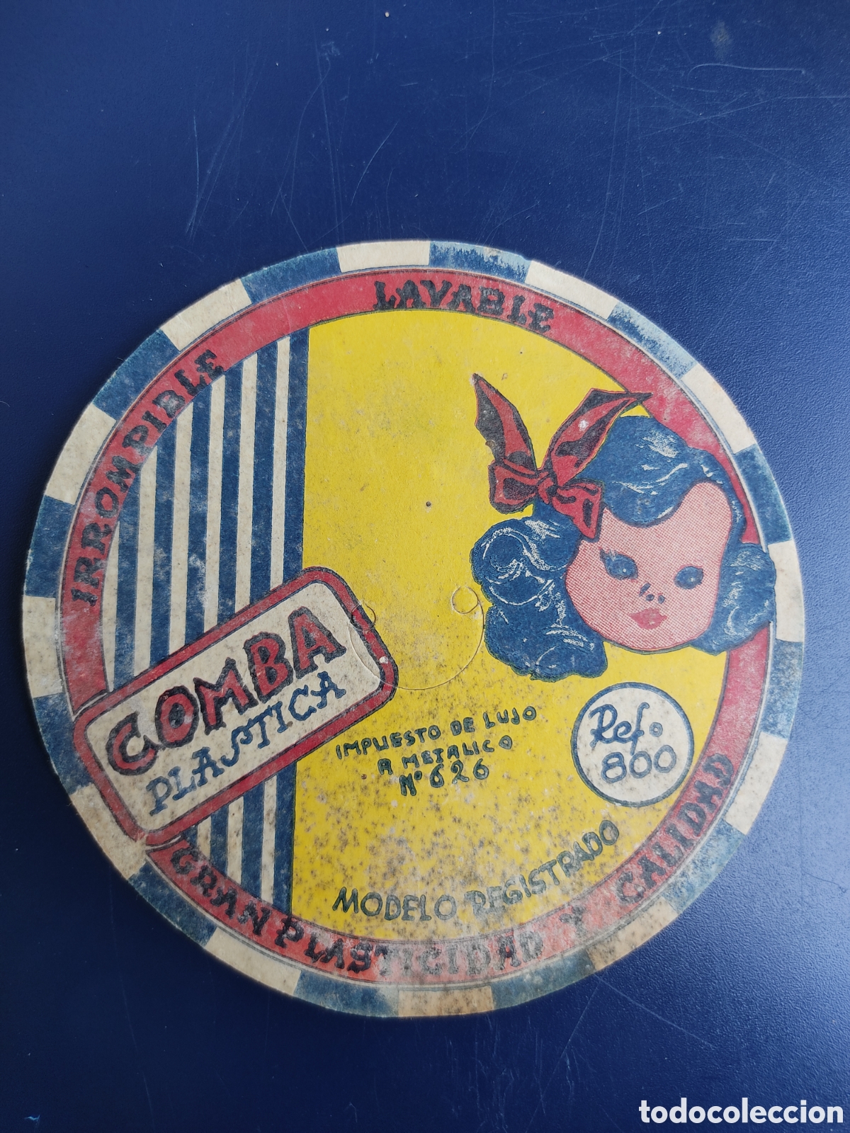 Coleccionismo de carteles: rarisimo cartel antiguo comba plastica - Foto 1