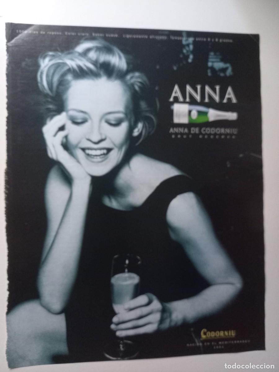 Coleccionismo de carteles: PUBLICIDAD. ANUNCIO BRUT RESERVA ANNA DE CODORN&Iacute;U. EXTRA&Iacute;DO DE REVISTA 22X28 CM