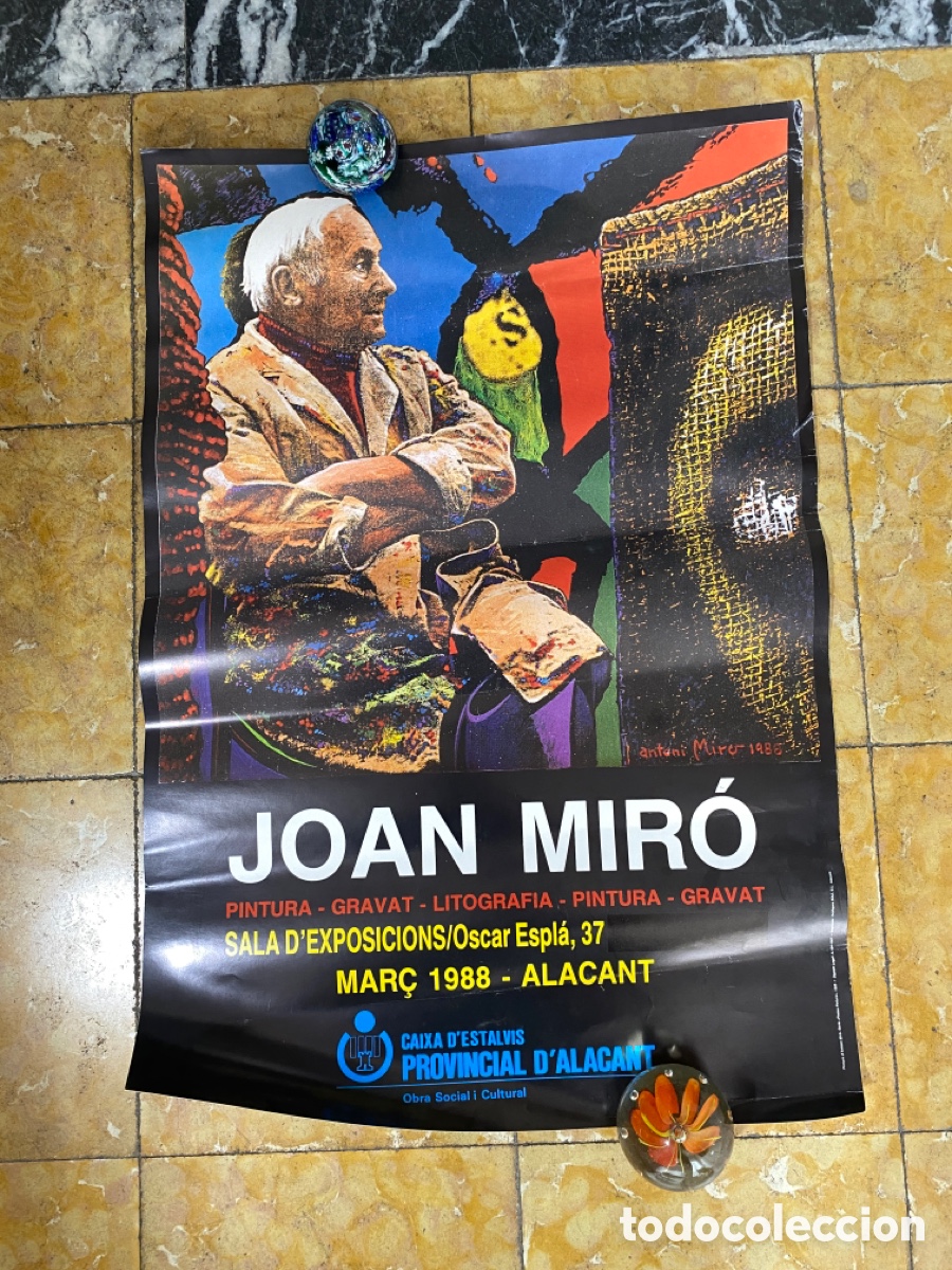 Coleccionismo de carteles: Cartel exposici&oacute;n Alicante JOAN MIRO 1988