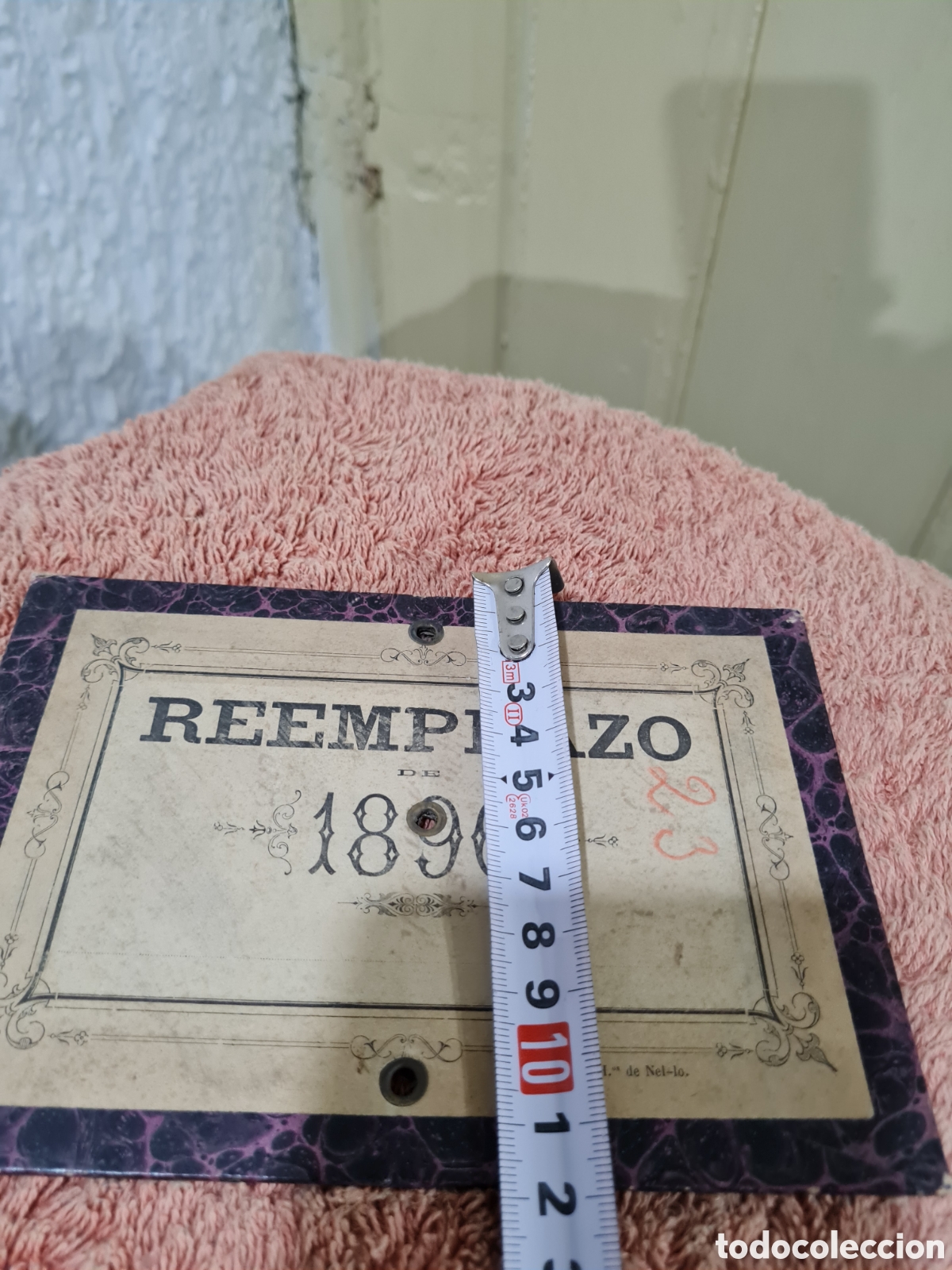 Coleccionismo de carteles: Reemplazo de 1896 del ejercito - Foto 5