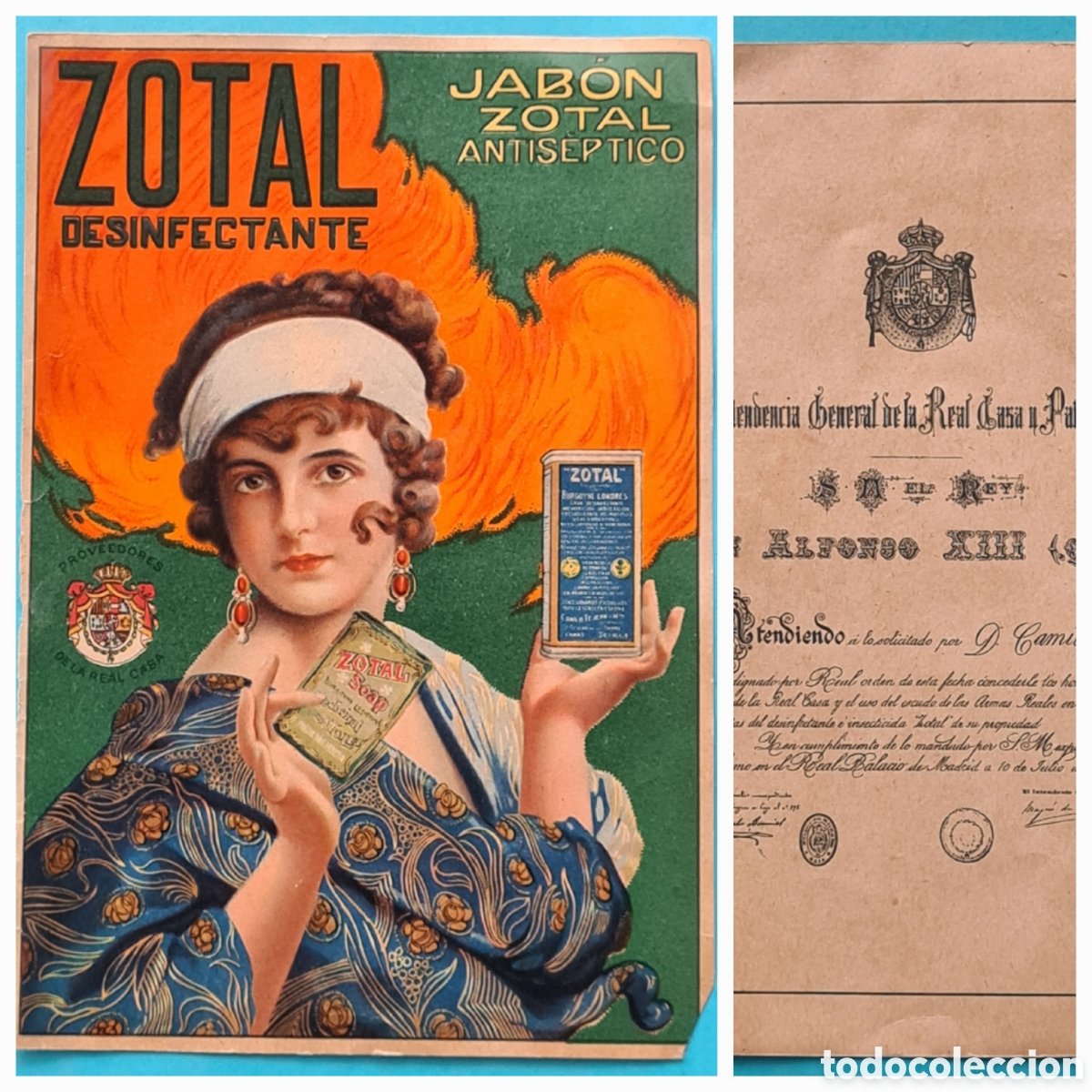 publicidad - zotal - desinfectante jabon antise - Compra venta en  todocoleccion