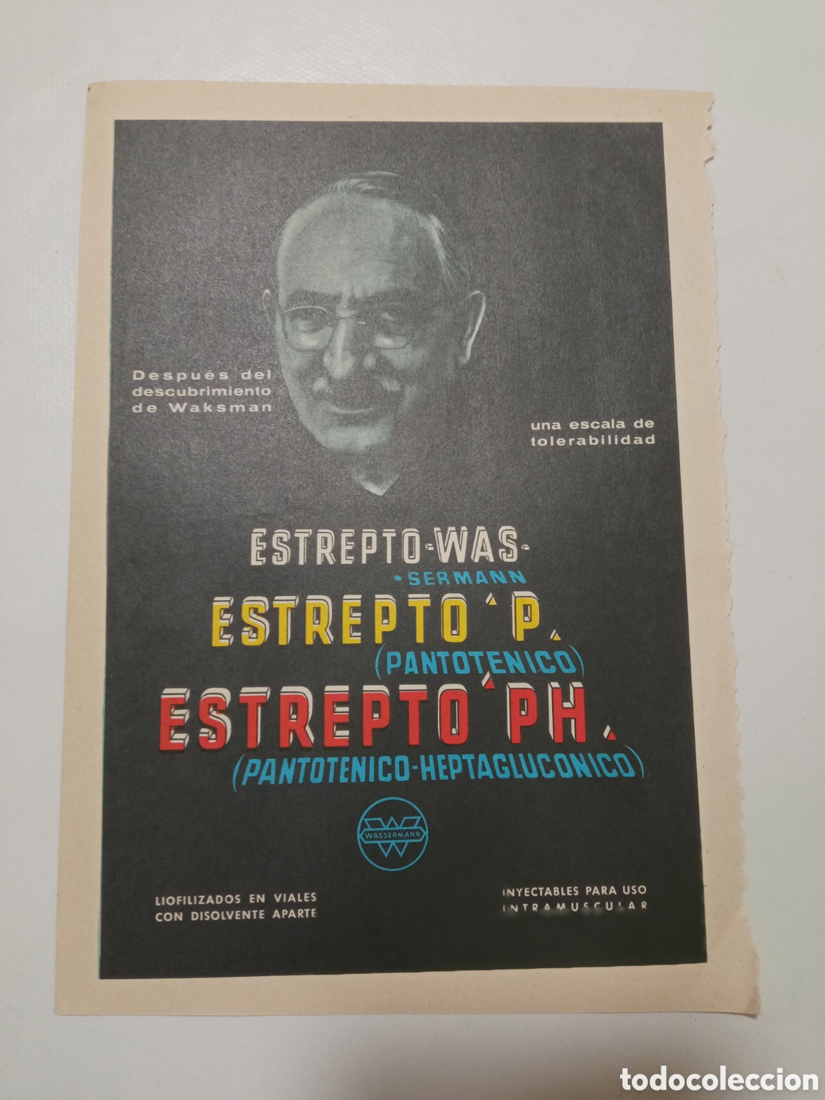 Coleccionismo de carteles: Anuncio antiguo medicamento - Foto 2