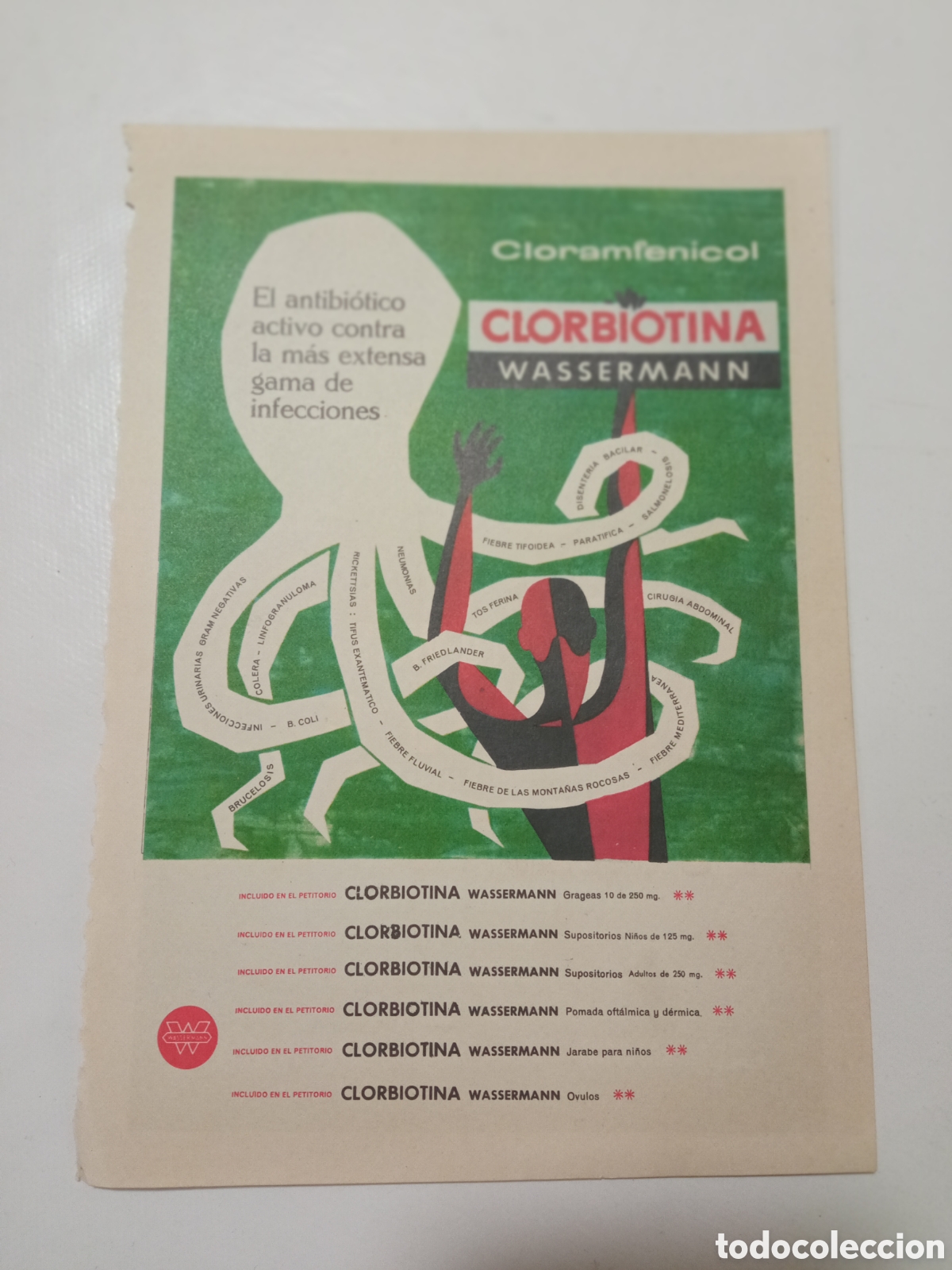 Coleccionismo de carteles: Anuncio antiguo medicamento - Foto 1