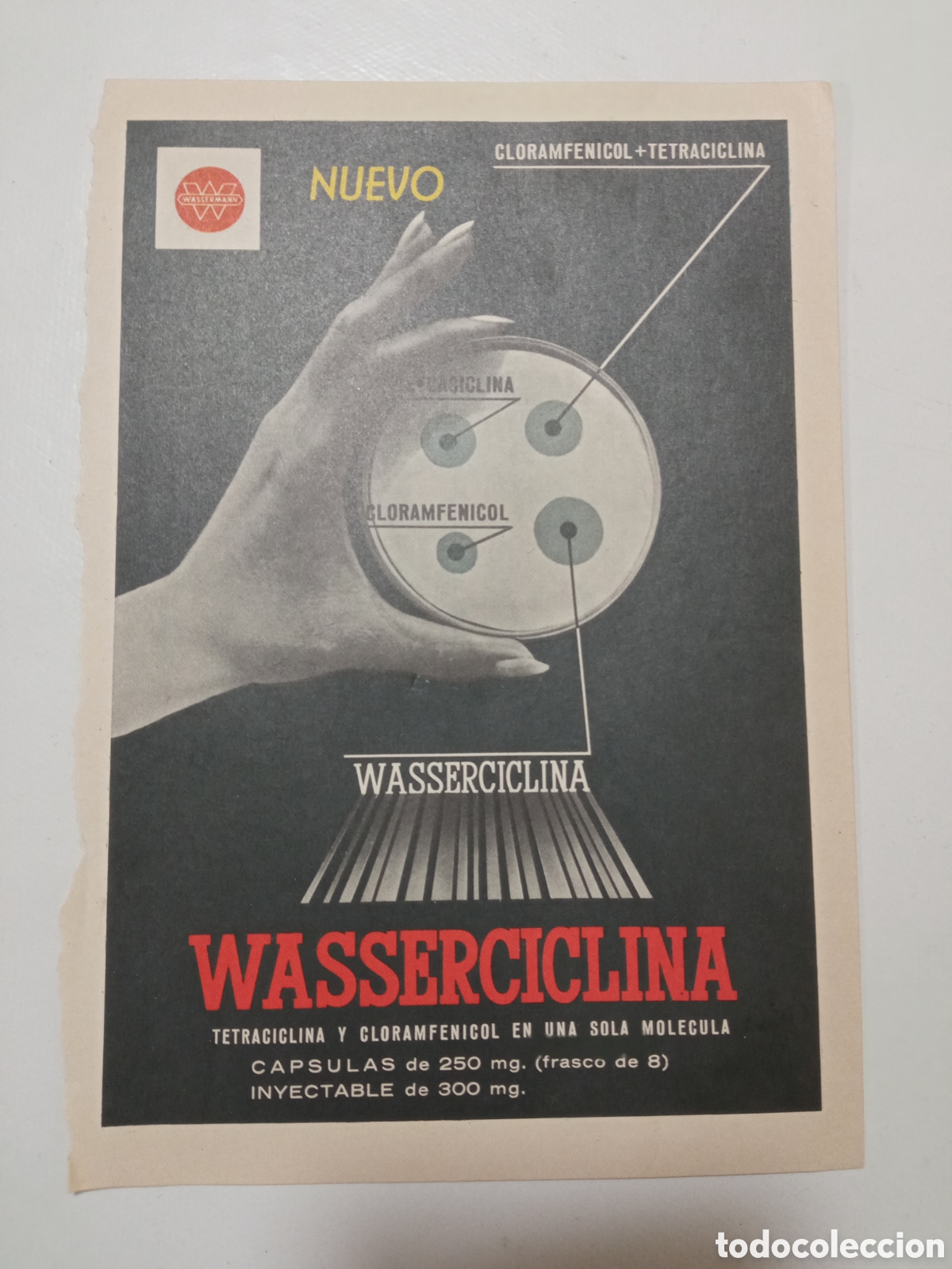 Coleccionismo de carteles: Anuncio antiguo medicamento - Foto 2