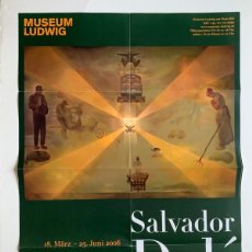 Coleccionismo de carteles: ORIGINAL POSTER CARTEL AFFICHE SALVADOR DALÍ, LA GARE DE PERPIGNAN, LUDWIG MUSEUM 2006