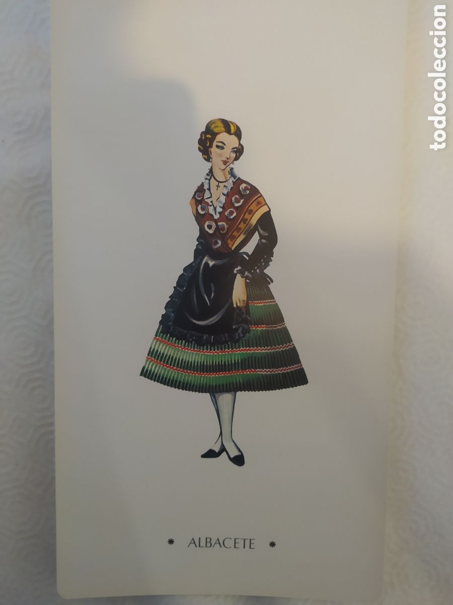 Coleccionismo de carteles: Traje regional Albacete