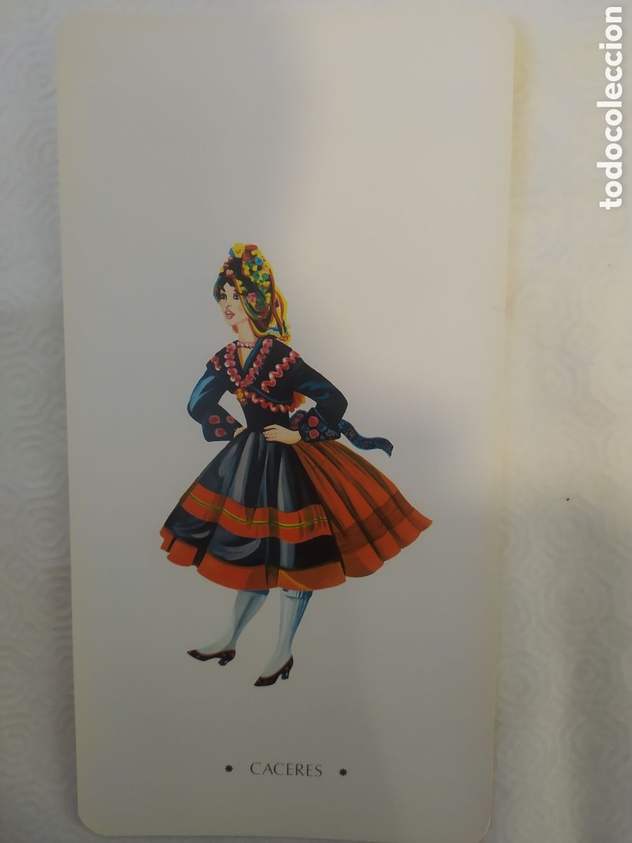 Coleccionismo de carteles: Traje regional de C&aacute;ceres