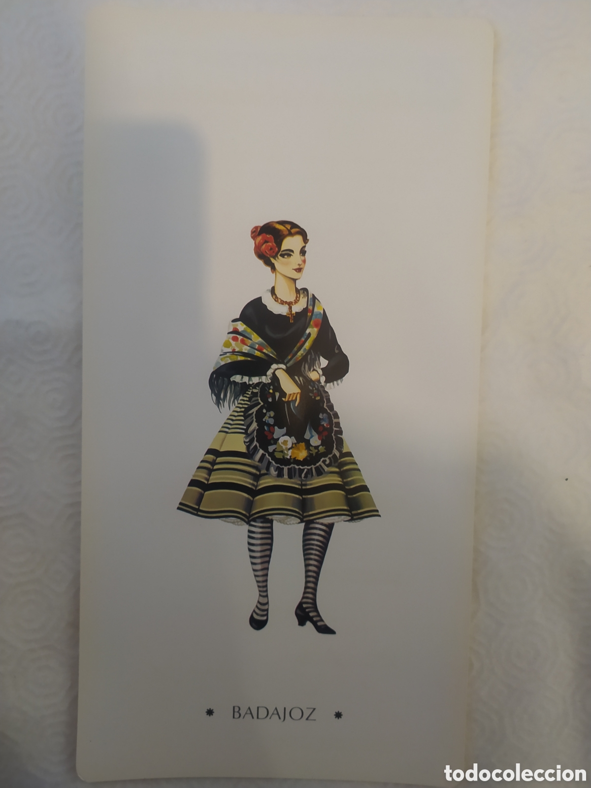 Coleccionismo de carteles: Traje regional Badajoz