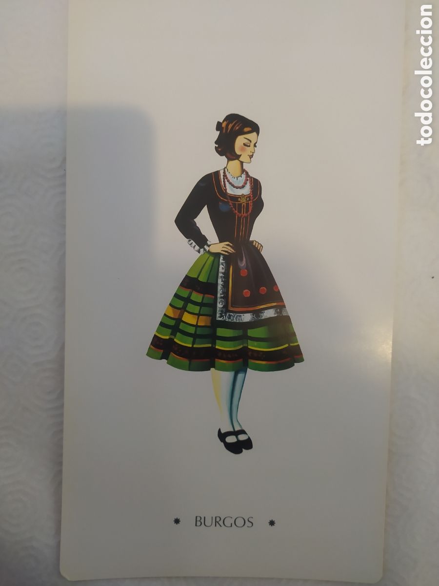 Coleccionismo de carteles: Traje regional Burgos