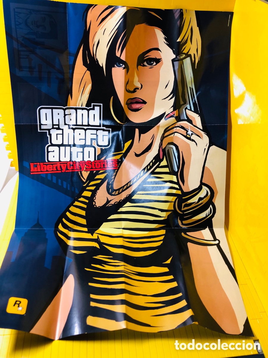 poster grand theft auto ○ liberty city stories - Buy Antique