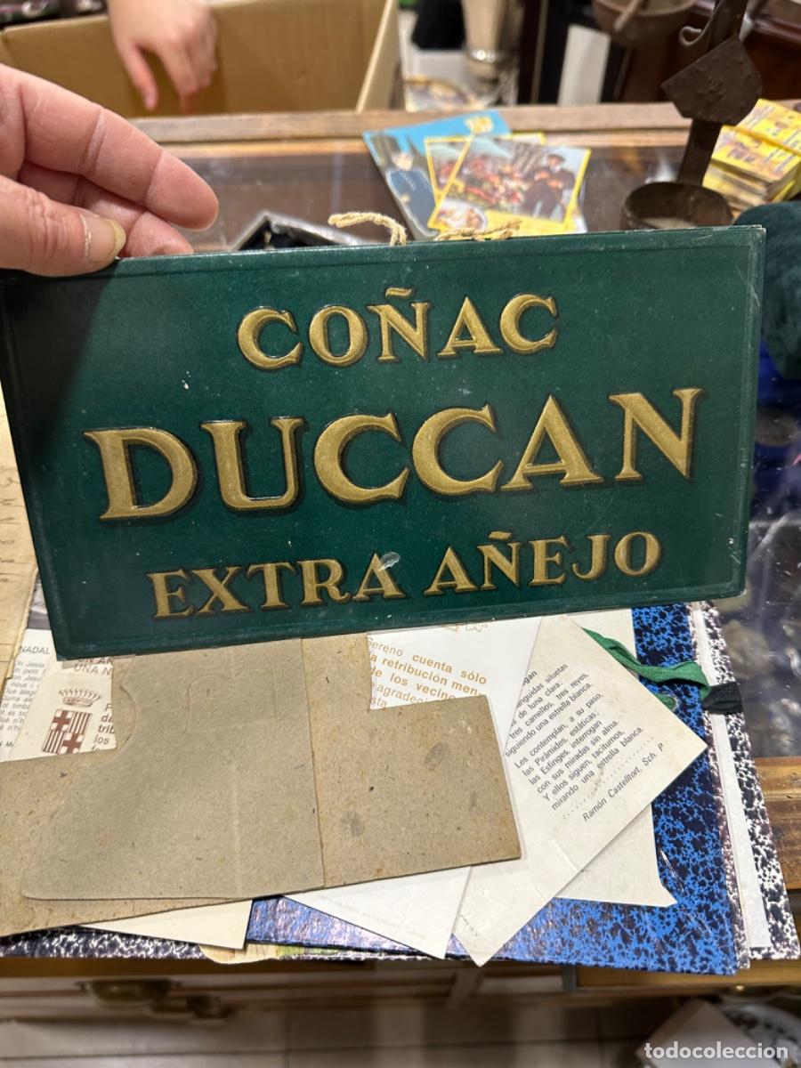 Sammeln von Plakaten: Antiguo cartel publicitario de licores, carton