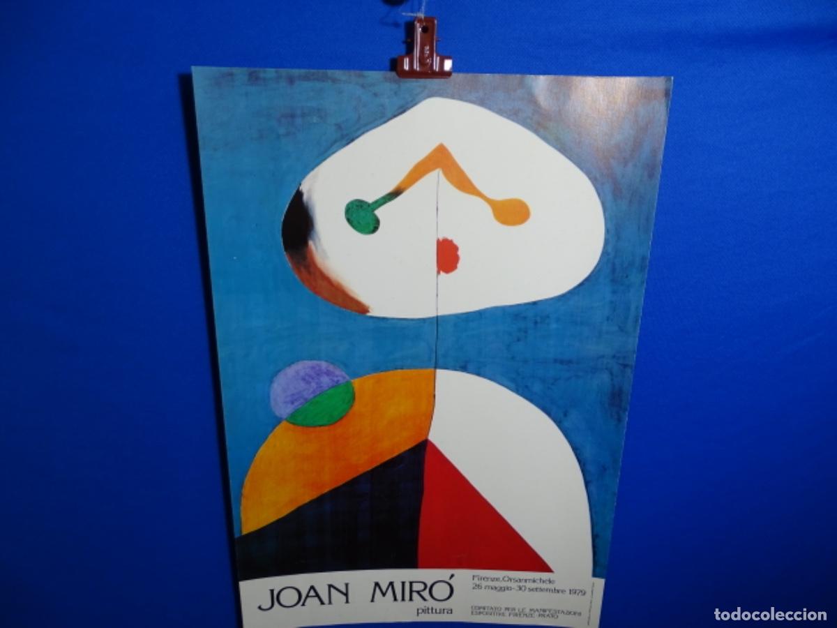 Coleccionismo de carteles: CARTEL ORIGINAL EXPOSICION JOAN MIRO FIRENZE 1979.