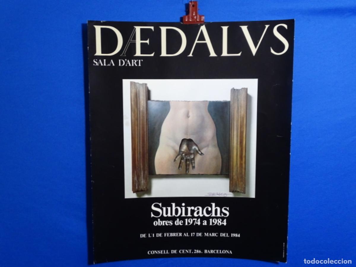 Coleccionismo de carteles: CARTEL SUBIRACHS SALA D&rsquo;ART DEVALVS 1984.