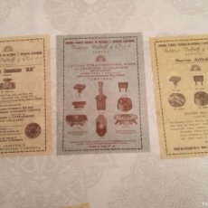 Coleccionismo de carteles: 3 CARTELITOS FEDERICO PIELHÓFF MATERIAL ELECTRICO
