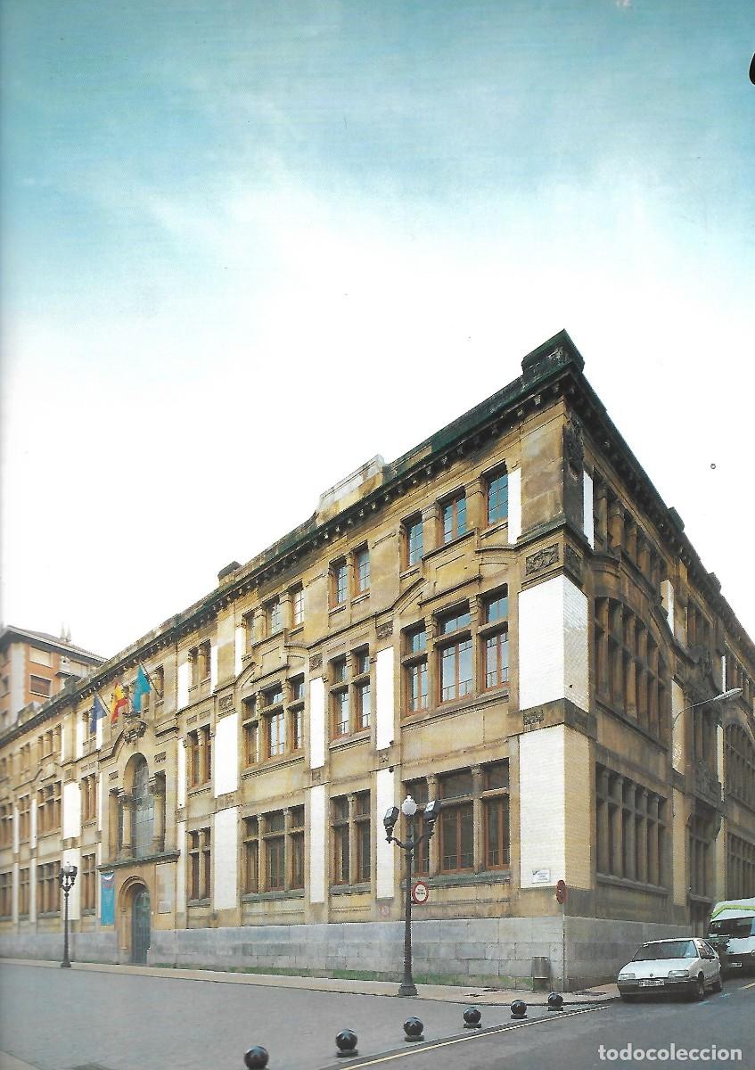 Coleccionismo de carteles: GIJ&Oacute;N, ARQUITECTURA MODERNISTA: L&aacute;mina del edificio de la ESCUELA DE COMERCIO - Foto 1