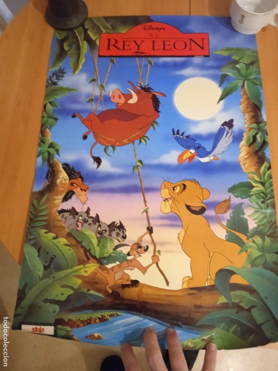 Coleccionismo de carteles: MM-CHI POSTER EL REY LEON SKIP - Foto 1