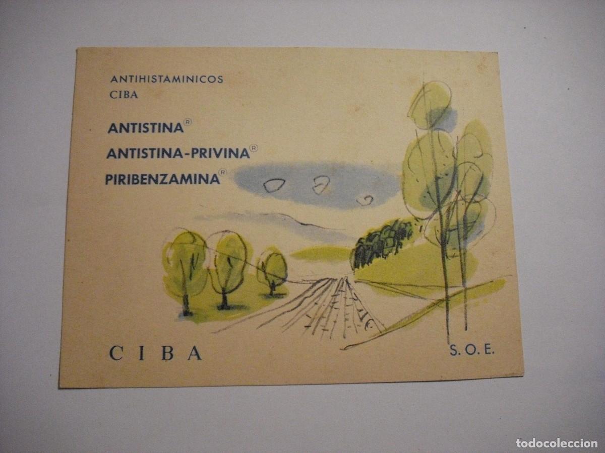Collezionismo di affissi: ANTIHISTAMINICOS CIBA , PROPAGANDA